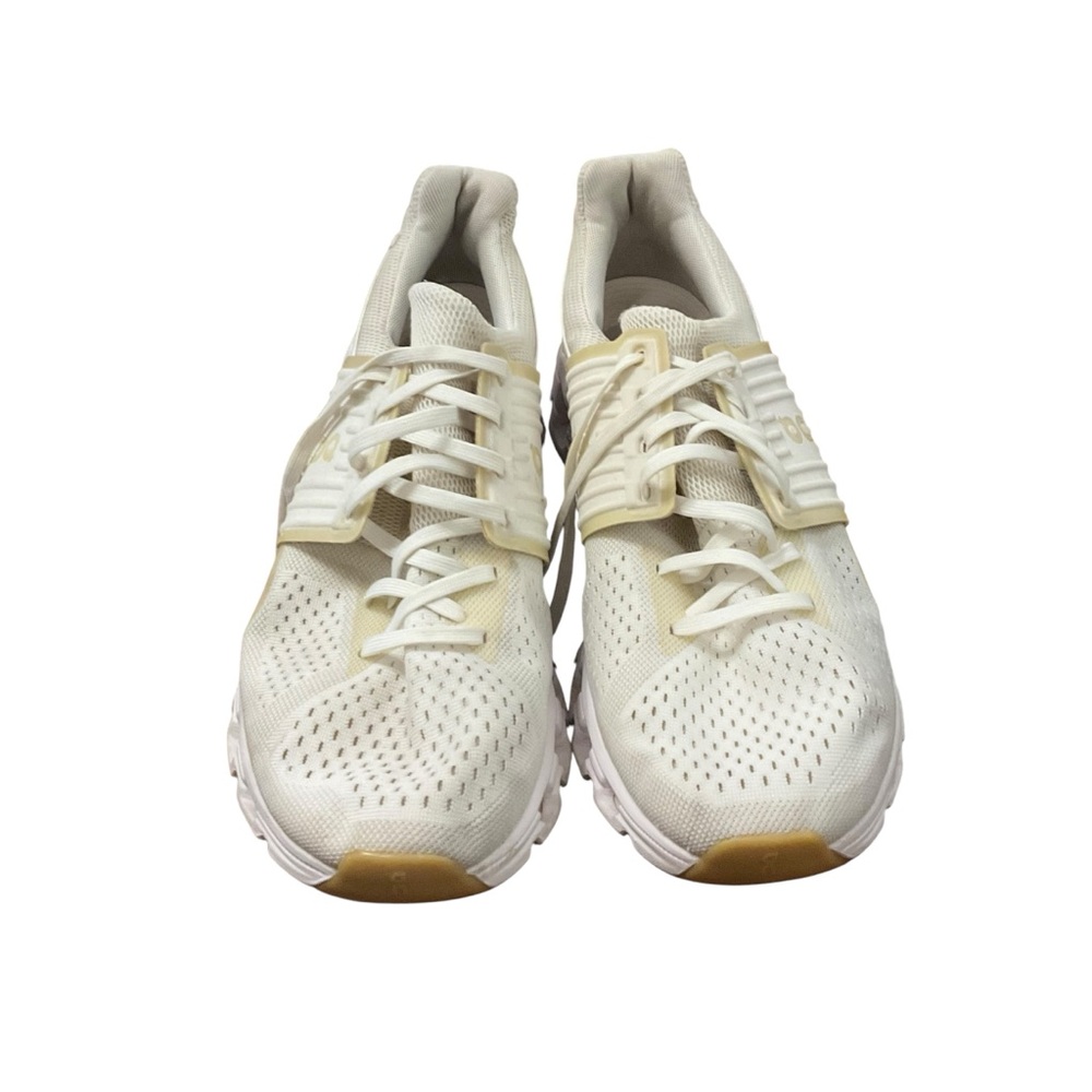 Men's Athletic Running Shoes in Cream and Tan